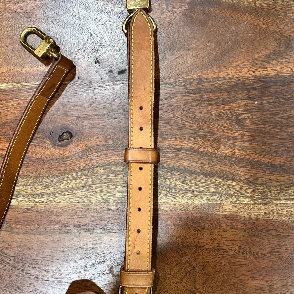 Louis Vuitton Brown Leather Strap with Gold Hardware - Picture 6 of 11